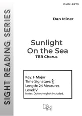Sunlight On the Sea TBB choral sheet music cover